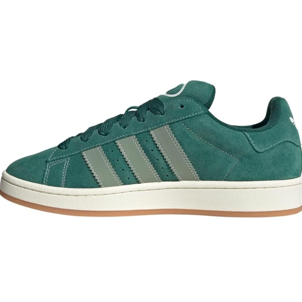 Adidas Men's Campus 00s Green Suede Sneakers Size 11 NIB - Picture 3 of 4